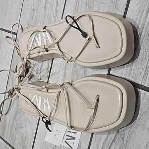 Zara gladiator sandals.